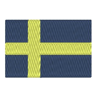 Flagge Schweden  (nur auf Stoff)