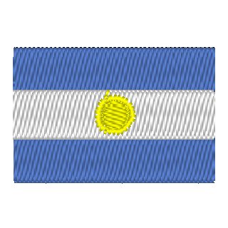 Flagge Argentinien (nur auf Stoff)