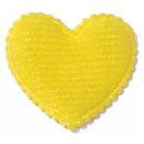 Herzchen einfärbig gelb